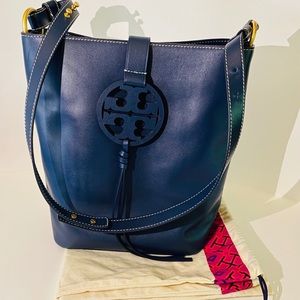 Tory Burch Miller Hobo Bag Blue